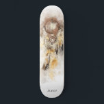 *~* Dream Catcher Sacred Boho Tribal Shamanic Skateboard<br><div class="desc">* Western BOHO American Watercolor Abstrakte Dream Catcher Tour mit hübschen Feathers als Shamanic-Symbol für einen amerikanischen Spirituellen Heiler oder BOHEMIAM Design. * * *** Die Farben sind meistens geschmeidig und die Farbe weiß. Dieses temperamentbasierte, beliebte boho kreative abstrakte moderne Träumerei- und Feathers-Design wird höchstwahrscheinlich von Shamans, Native American Healers,...</div>