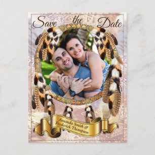 Dream Catcher Save the Date Ankündigungspostkarte