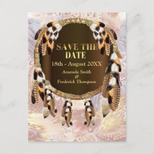 Dream Catcher Save the Dates Ankündigungspostkarte