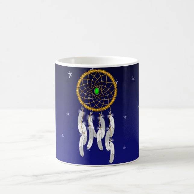 Dream Catcher--Smaragd Kaffeetasse (Mittel)