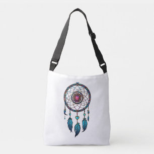 Dream Catcher Tattoo - Eine Fusion von Licht und T Tragetaschen Mit Langen Trägern