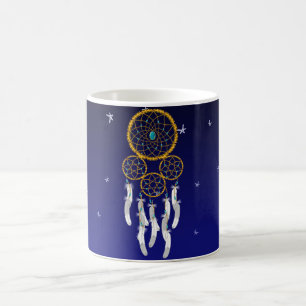 Dream Catcher--Türkisfarben Kaffeetasse