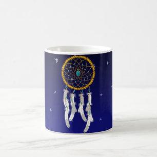Dream Catcher--Türkisfarben Kaffeetasse