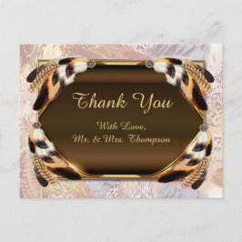 Dream Catcher Vielen Dank Ankündigungspostkarte