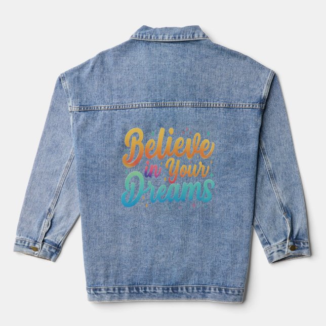 Dream Chaser T-Shirt Jeansjacke (Rückseite)