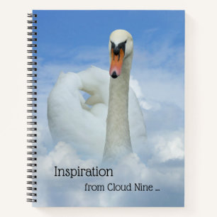 Dream Cloud Nine Swan-Notebook Notizbuch