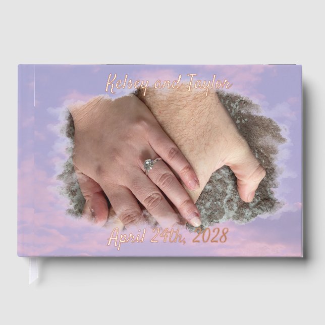 Dream Clouds Lover Foil Book (benutzerdefiniertes  Gästebuch (Vorderseite)