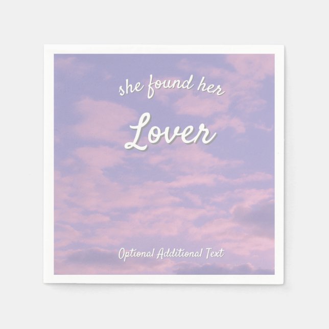 Dream Clouds Lover Napkins Serviette (Vorderseite)