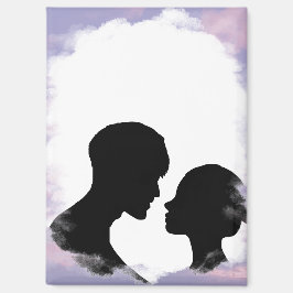Dream Clouds Lover Theme Foto Magnet