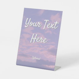 Dream Clouds Lover Theme Sockelschild