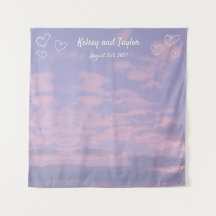 Dream Clouds Lover Wedding Tapestry