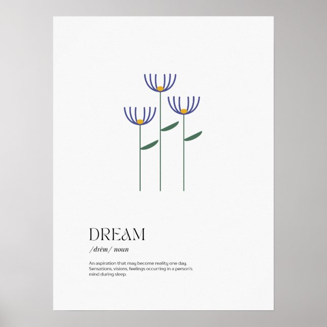 Dream Definition Poster (Vorne)