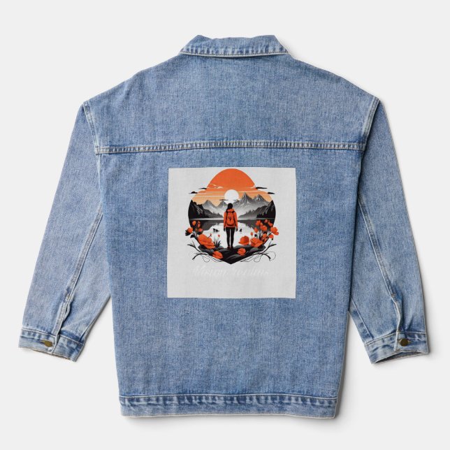 Dream Diva Ventures Denim Jacket Jeansjacke (Rückseite)