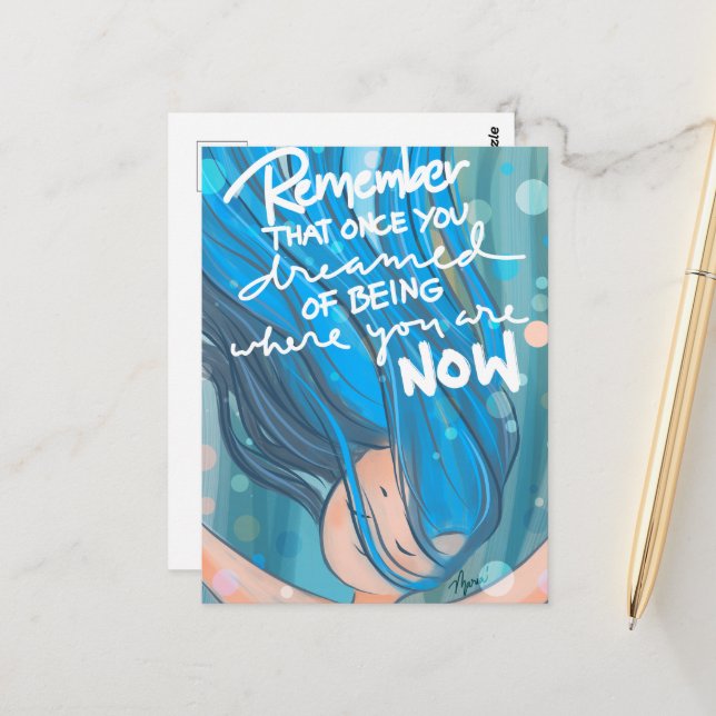 Dream- DNM-Postkarten Postkarte (Vorderseite/Rückseite Beispiel)