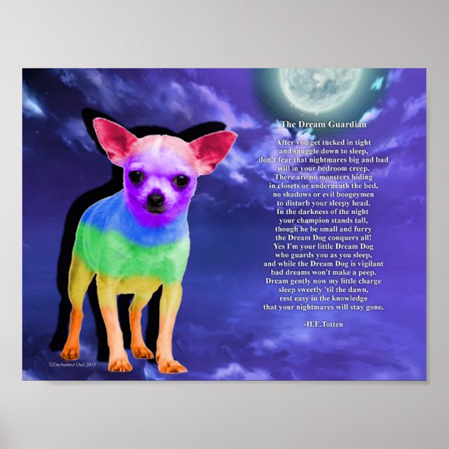 Dream Dog Poster (Chihuahua) (Vorne)