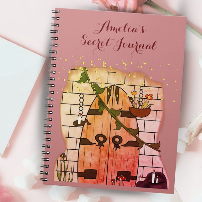 Dream Door Fairy Tale Zeichnend Secret Journal Notizblock (Von Creator hochgeladen)