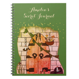Dream Door Fairy Tale Zeichnend Secret Journal Notizblock