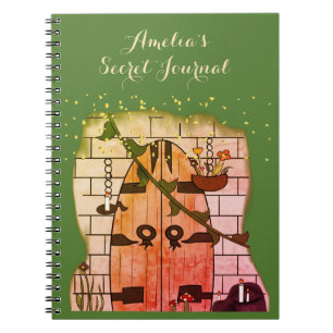 Dream Door Fairy Tale Zeichnend Secret Journal Notizblock