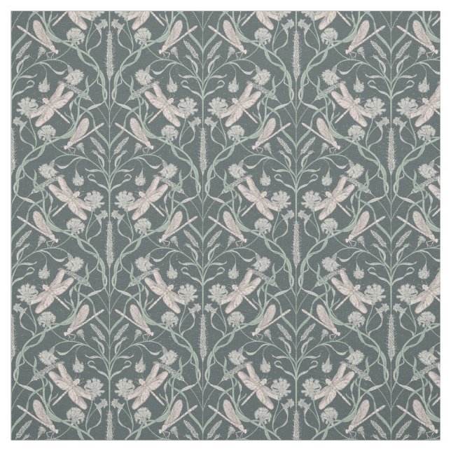 Dream Dragonfly Cornblume, Sterne Stoff (Muster)