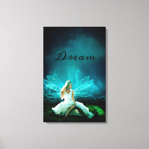 Dream Fairy and Frog Leinwanddruck