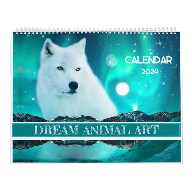 Dream Fantasy Art Tierkalender Kalender (Titelbild)