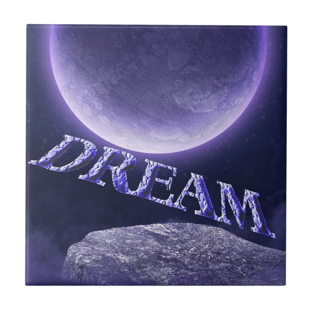 Dream Fantasy Moon Inspiration Fliese (Vorderseite)