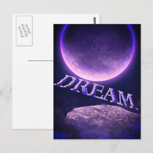 Dream Fantasy Moon Inspiration Postkarte