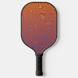 Dream Flow l Abstract Trippy Pattern - No. 01 Pickleball Schläger