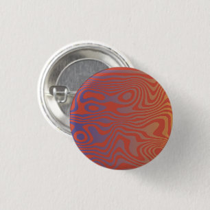 Dream Flow l Abstrakte Trippy-Muster - Nr. 01 Button