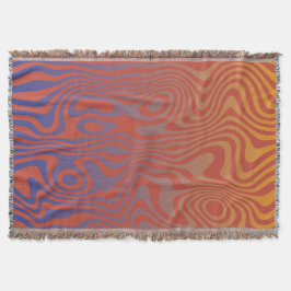 Dream Flow l Abstrakte Trippy-Muster - Nr. 01 Decke