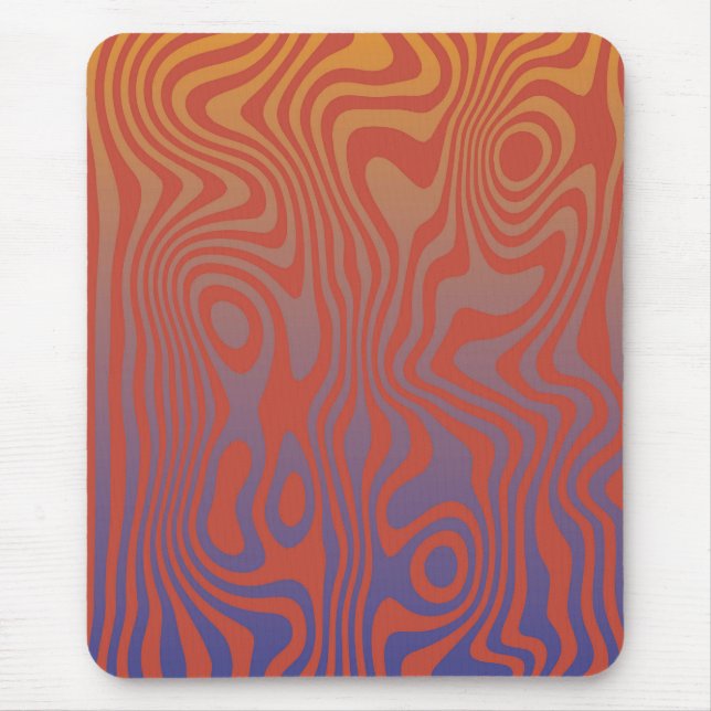 Dream Flow l Abstrakte Trippy-Muster - Nr. 01 Mousepad (Vorne)