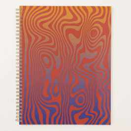 Dream Flow l Abstrakte Trippy-Muster - Nr. 01 Planer