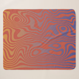 Dream Flow l Abstrakte Trippy-Muster - Nr. 01 Sherpadecke