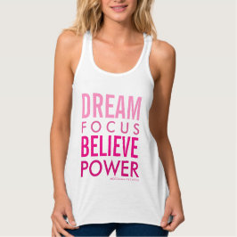 DREAM. FOKUS GLAUBEN. POWER-Fitness-Tank Tank Top