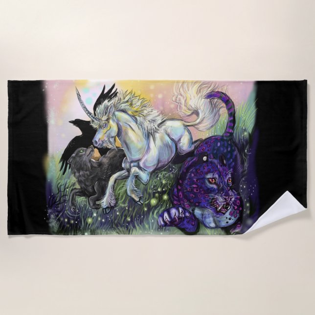 Dream Gaurdians Strandtuch (Vorderseite)
