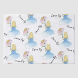 Dream Girl mit Riesengebirge "Dream Big" Seidenpapier