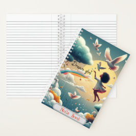 Dream Girl Spiral Note book Notizbuch