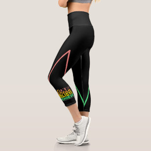 Dream glaubte Zitat - Frauengymnastik Capri Leggings