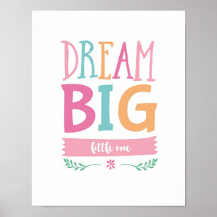 Dream Große kleine Mädchen Poster drucken