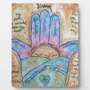 Dream Hamsa Fotoplatte