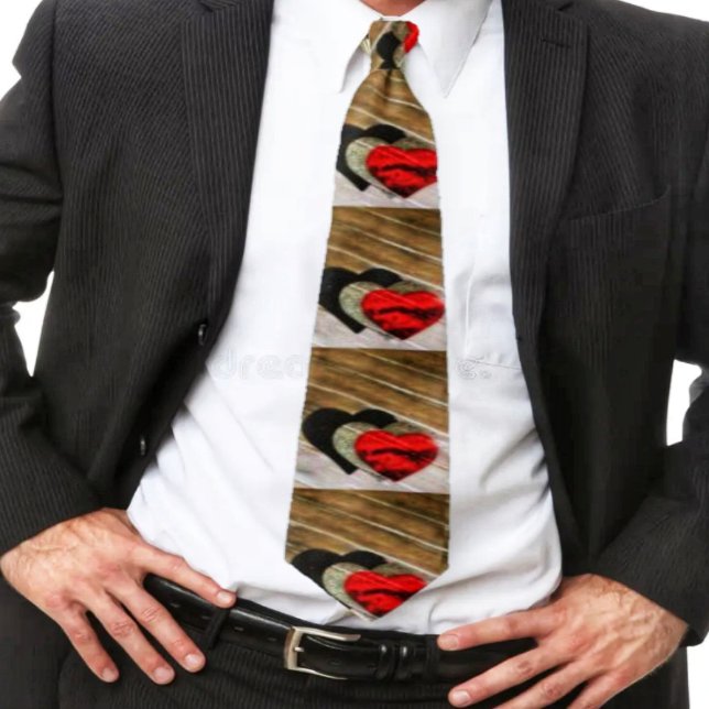 Dream Hearts A' Fallen Neck Tie Krawatte (This tie has a lot of Heart in its design!)