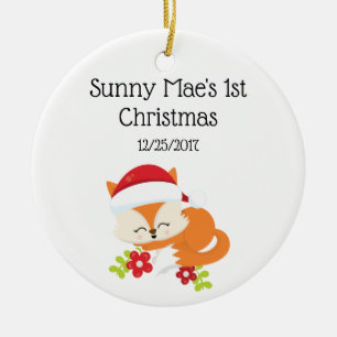 Dream Holiday Fox Ornament