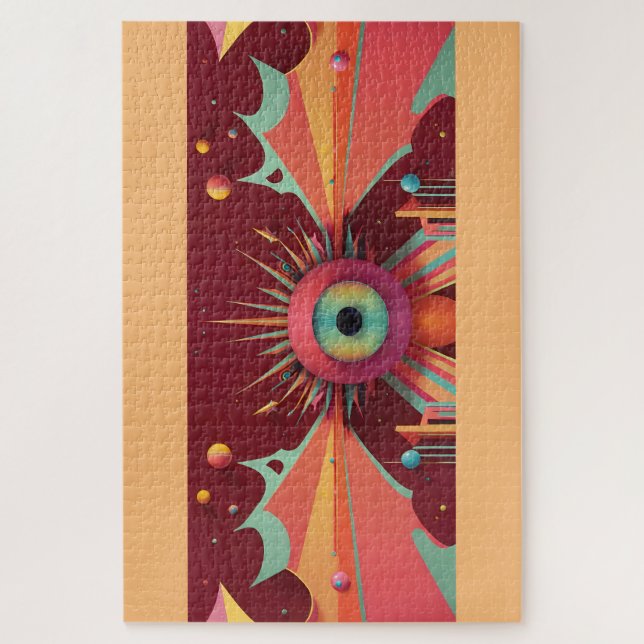 Dream Horizon Ken Gage Fantasy OpArt Puzzle (Vertikal)