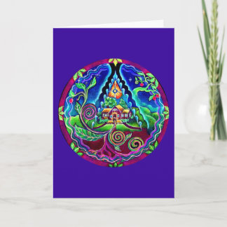 Dream House Mandala  Card Karte
