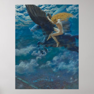 Dream Idyll (A Valkyrie) von Edward Robert Hughes Poster
