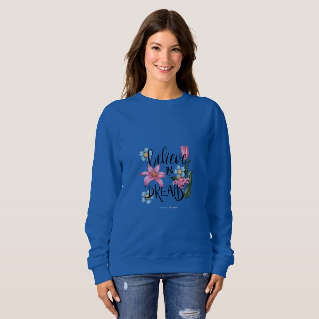 Dream In Dream Floral Sweatshirt  -  (Vorne ganz)