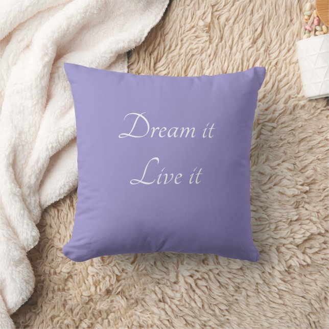 Dream it live it pillow kissen (Decke)