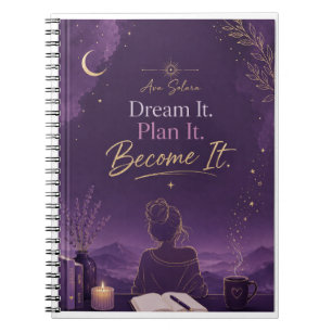 Dream It Plan It Become It Journal Ava Solara Notizblock