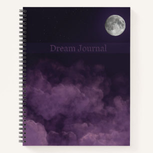 Dream Journal 8.5" x 11" Hardcover Spiral Notebook Notizbuch