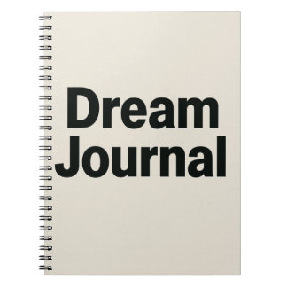 Dream Journal - Bold Schriftart Inspiration Design Notizblock